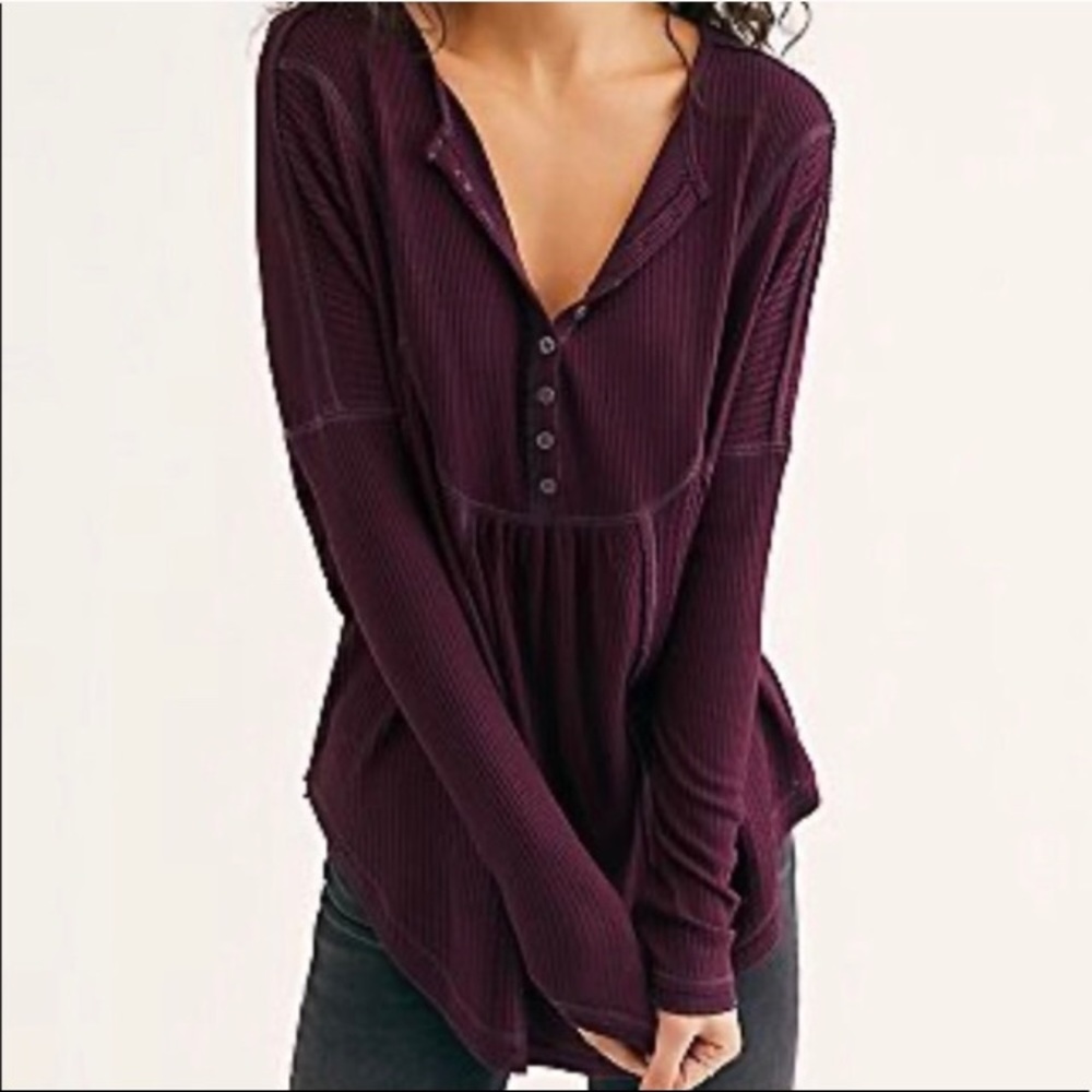 Free People Henley Top